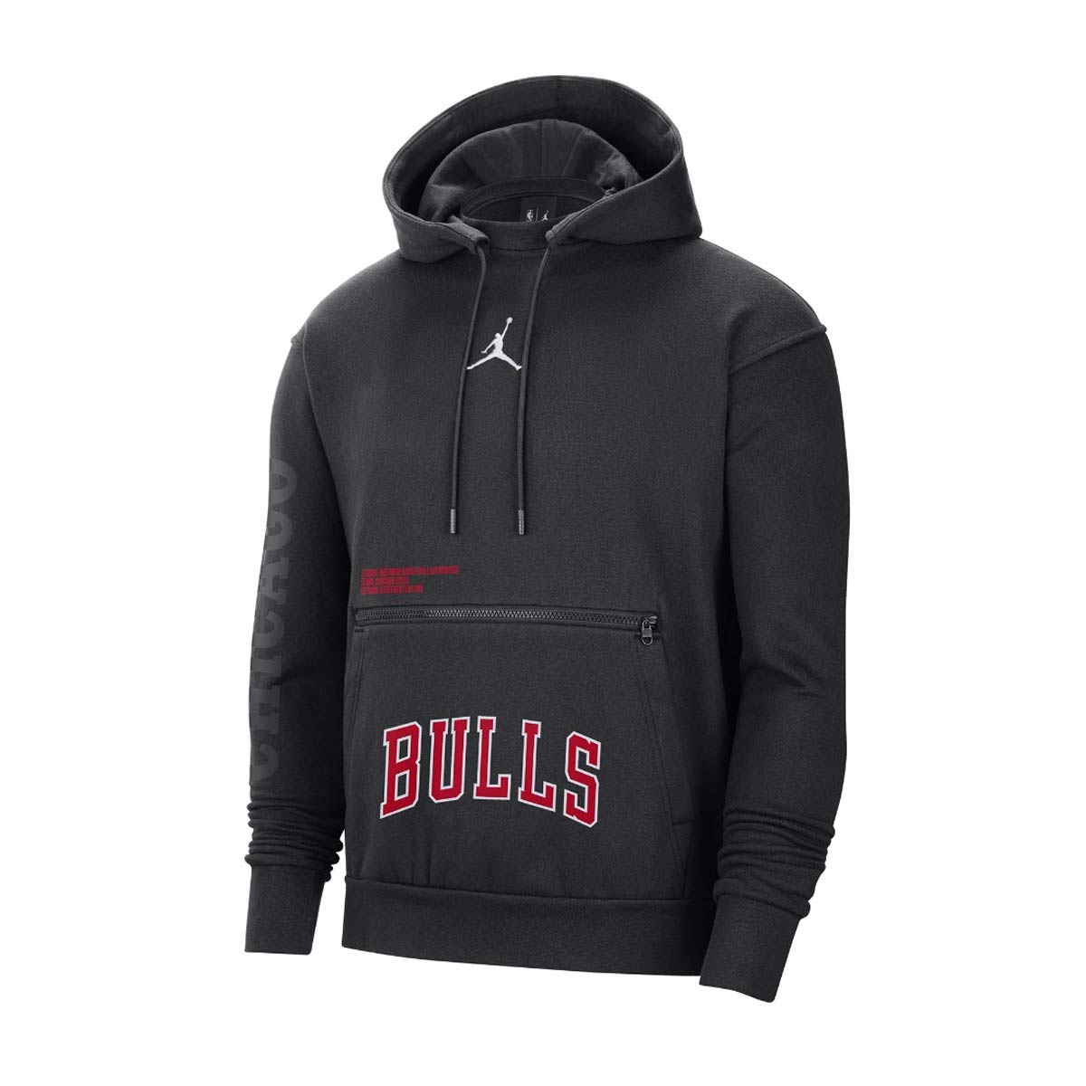 Sweatshirt W/Capp Nba Cts St Bulls
