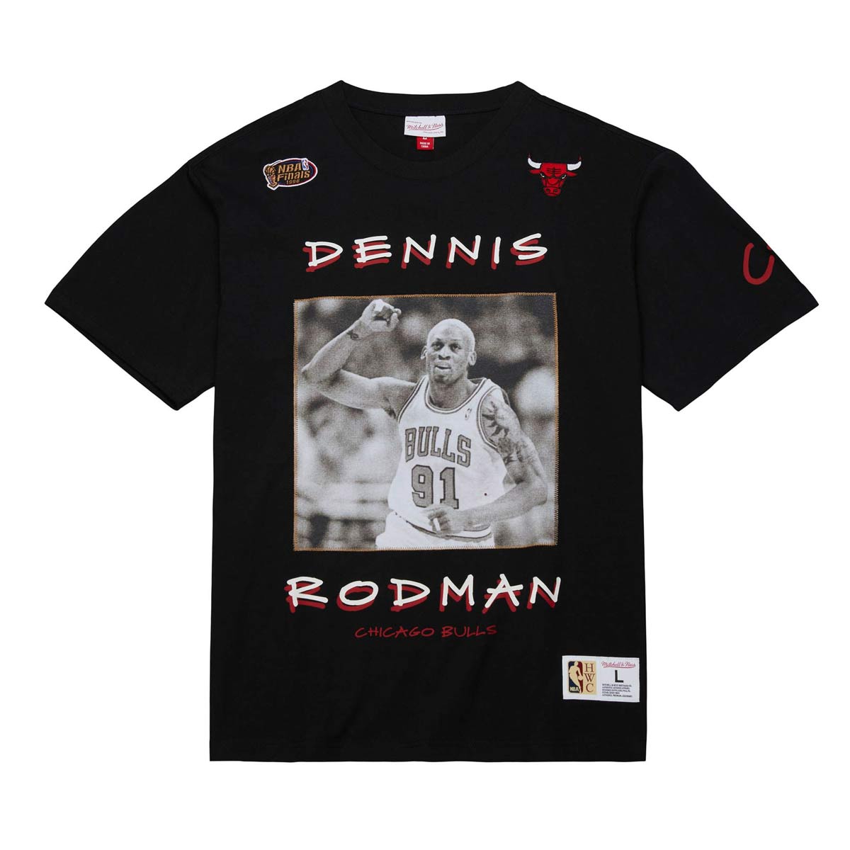 Nba Heavy Player Tee Vintage Bulls  Dennis Rodman