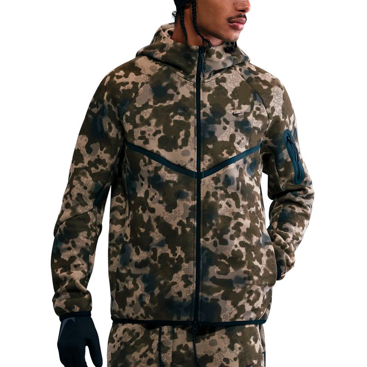 Nsw Felpa Cappucio Full Zip Windrunner