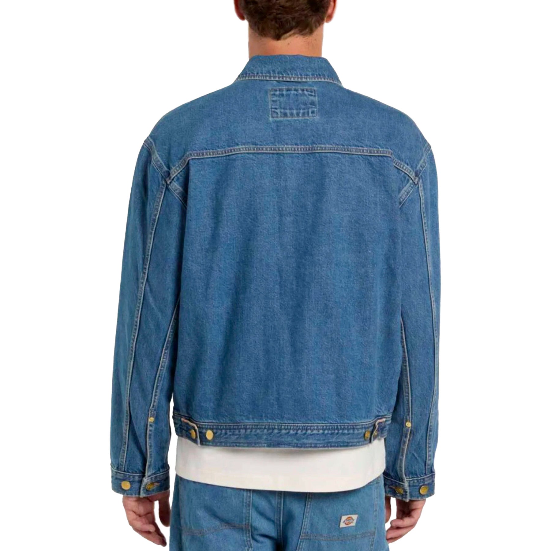Giacca Selvedge Pleated Denim