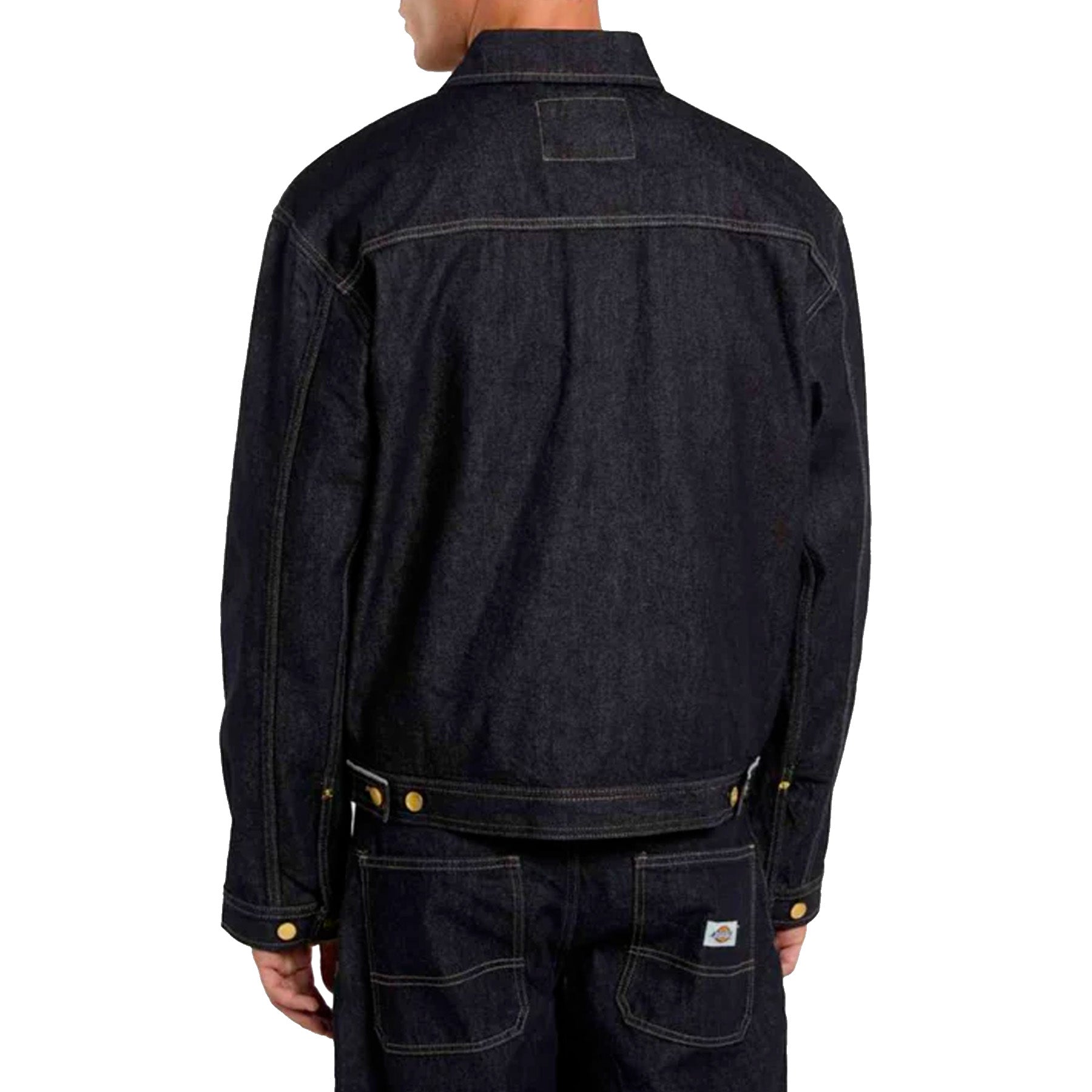 Giacca Selvedge Pleated Denim